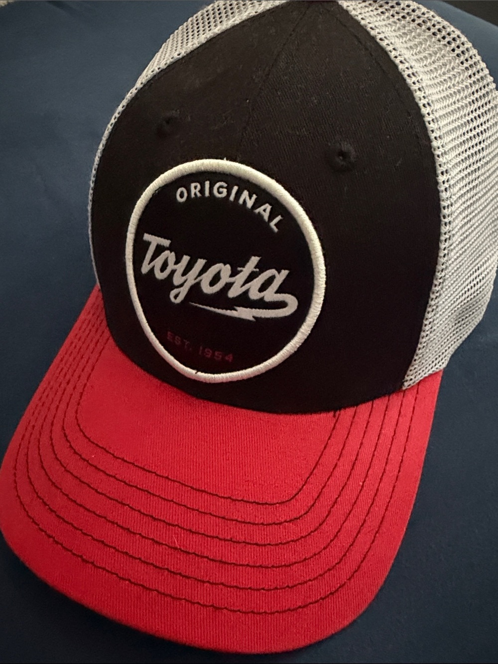 Toyota Original Trucker Hat - Black, Red & White